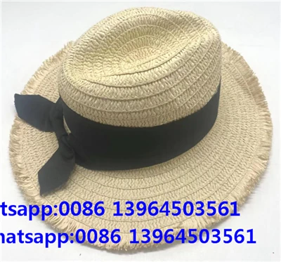 Hata Tuí Gréine Fedora Black Bowknot Tassel