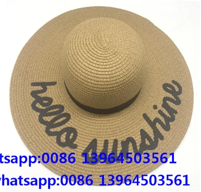 Bróidnéireacht Big Brim Holiday Women Hata
