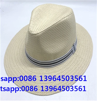 Panama Hat Men Tuí Hat Dath Soladach