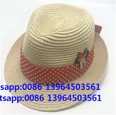 Leanbh Straw Éadach Accessories Kid Hat