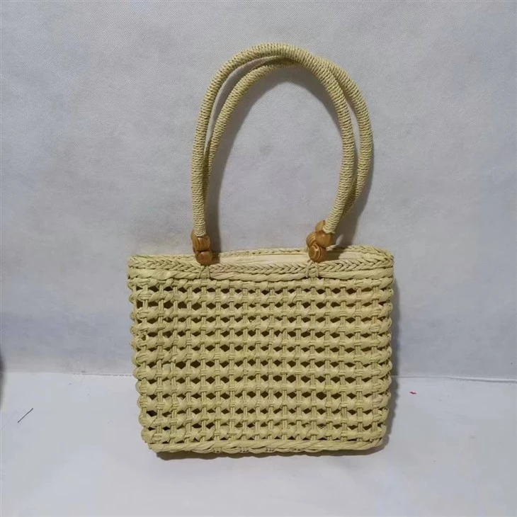 Mála Mná Beige Tuí Hollow Lámhdhéanta