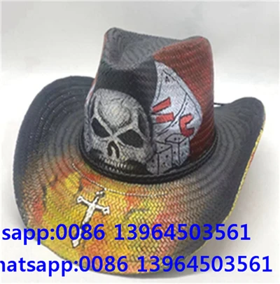 Hata Fíodóireachta Tuí Cowboy Fir an Iarthair