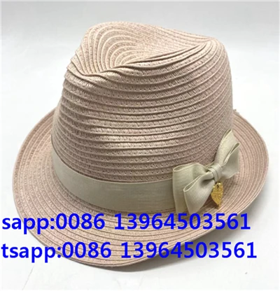 Mná bándearg éadrom páipéir tuí fedora caipín gréine hata gréine