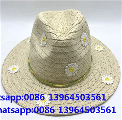 Mná Fedora Big Brim Hata Sun