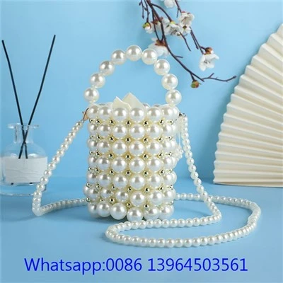 Mála Oíche Crossbody Lámhdhéanta Pearl Beag