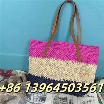 Madagascar Raffia Tote Málaí
